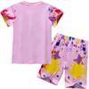 Комплект детской пижамы с коротким рукавом, цифровая печать, мультяшный дизайн 91185