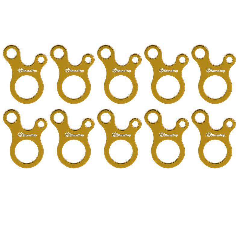 10 шт., быстрый узел с 3 отверстиями, шнур для бегуна, застежка, пряжка для веревки с пряжкой