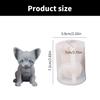 Silicone Bulldog Candle Mold Bulldog Craft Molds Candle Making Supplies for Baking Enthusiasts and Party Planners