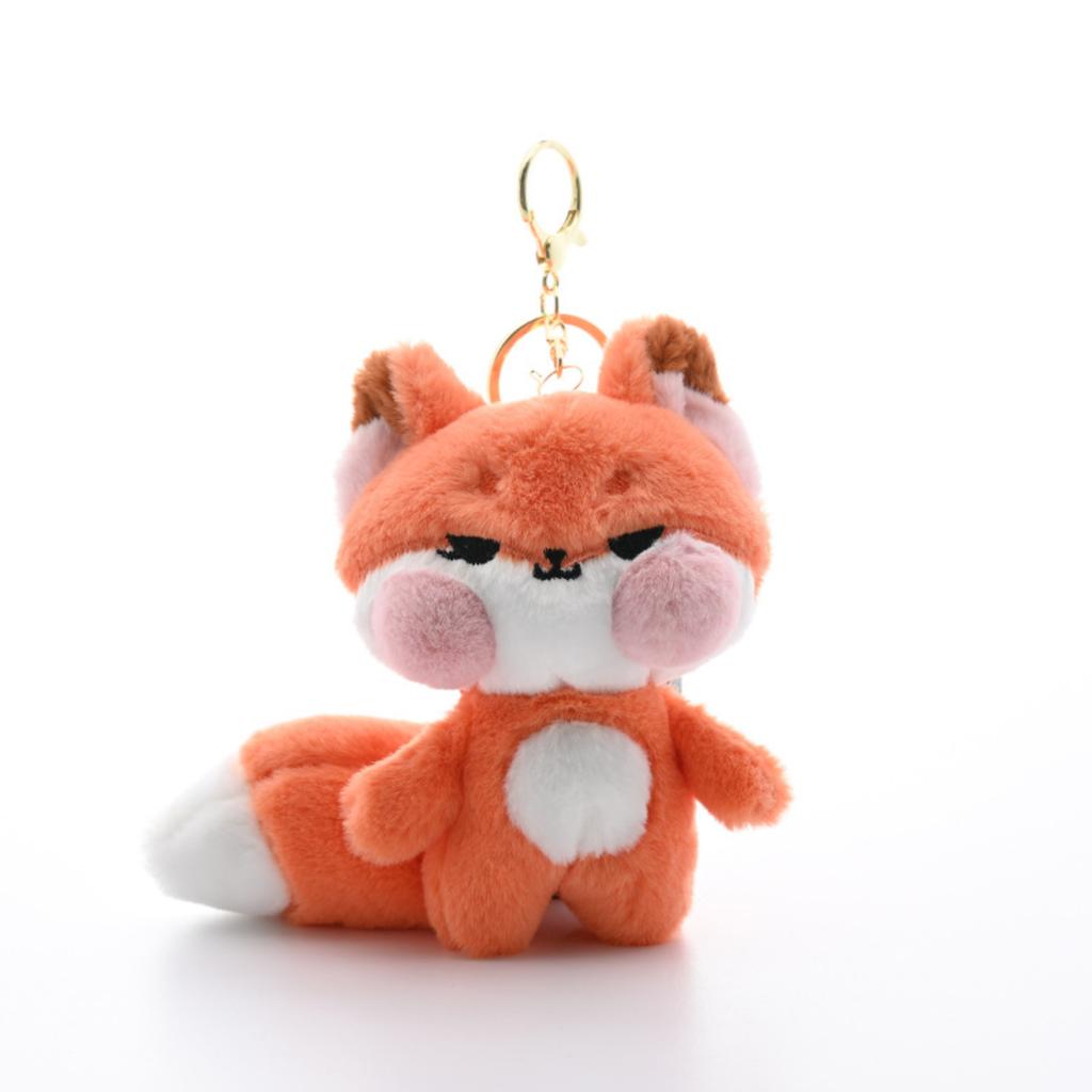Cute, -faced Plush Toy Keychain Figurine, A Unique And Adorable Doll