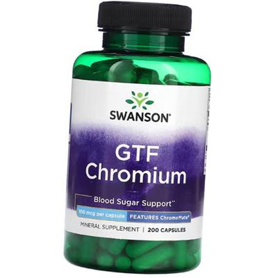 Хром Пиколинат, GTF Chromium 100, 200капс (36280156)
