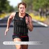 Durable Weighted Vest 1-20/50 Kg Loading Weighted Vest Adjustable Boxing Training Fitness Equipment for Exercise Running