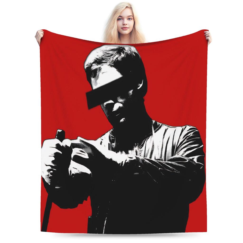 Dexter Morgan Soft Blanket Child Plush Throw Blanket Aesthetic Outdoor Flannel Bedspread Sofa Bed Cover