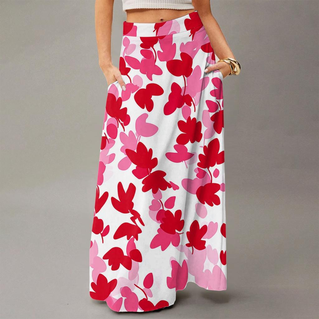 Women's Flowing Maxi Dress Regular Casual Summer Floral Print Bohemian  Skirt