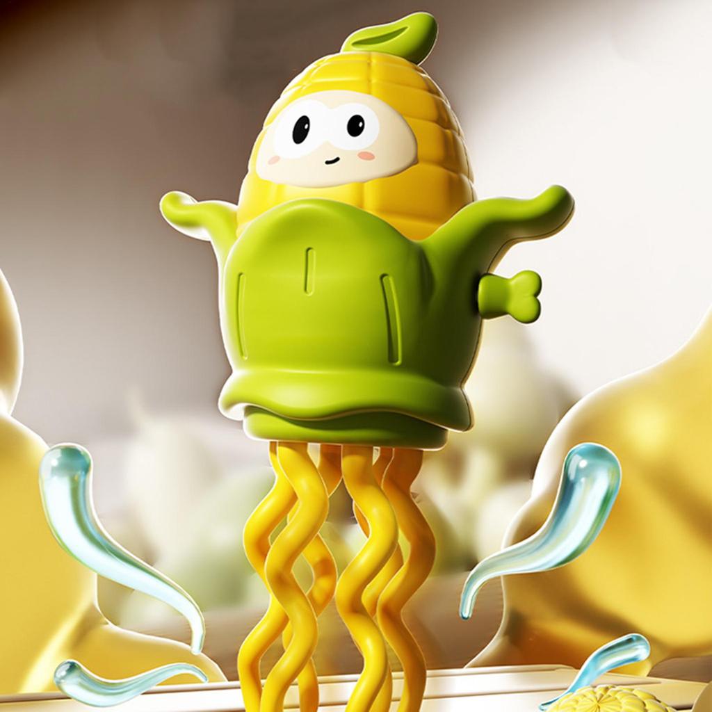 Игрушки для ползания младенцев Игрушка-осьминог с кукурузной головкой, вращающаяся, развивающая обучающая игра, интерактивная заводная игрушка для мальчиков и девочек, кроватка, спальня