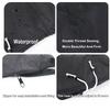 420D Black Boat Full Outboard Engine Cover Heavy Duty Engine Motor Covers Protector for 175-225HP / 250-350HP Waterproof