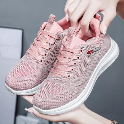 Обувь Женская новая спортивная обувь Дышащая сетчатая обувь Удобная и легкая повседневная обувь Модная женская обувь Универсальные одинарные туфли