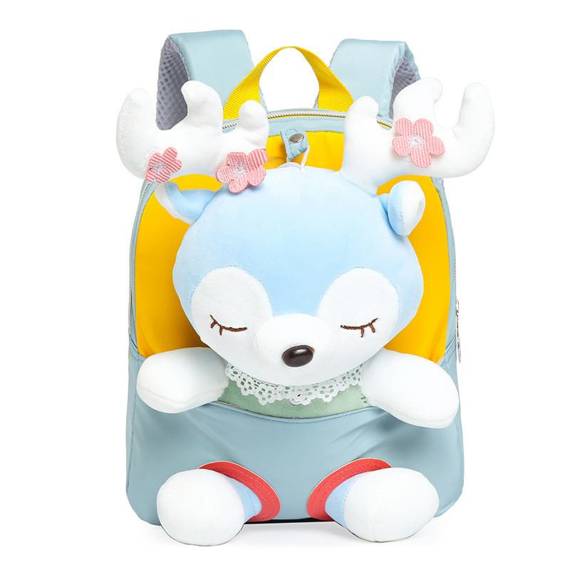 Adorable Cartoon Plush Toy Backpack For Toddlers And Kids In Fun Colors