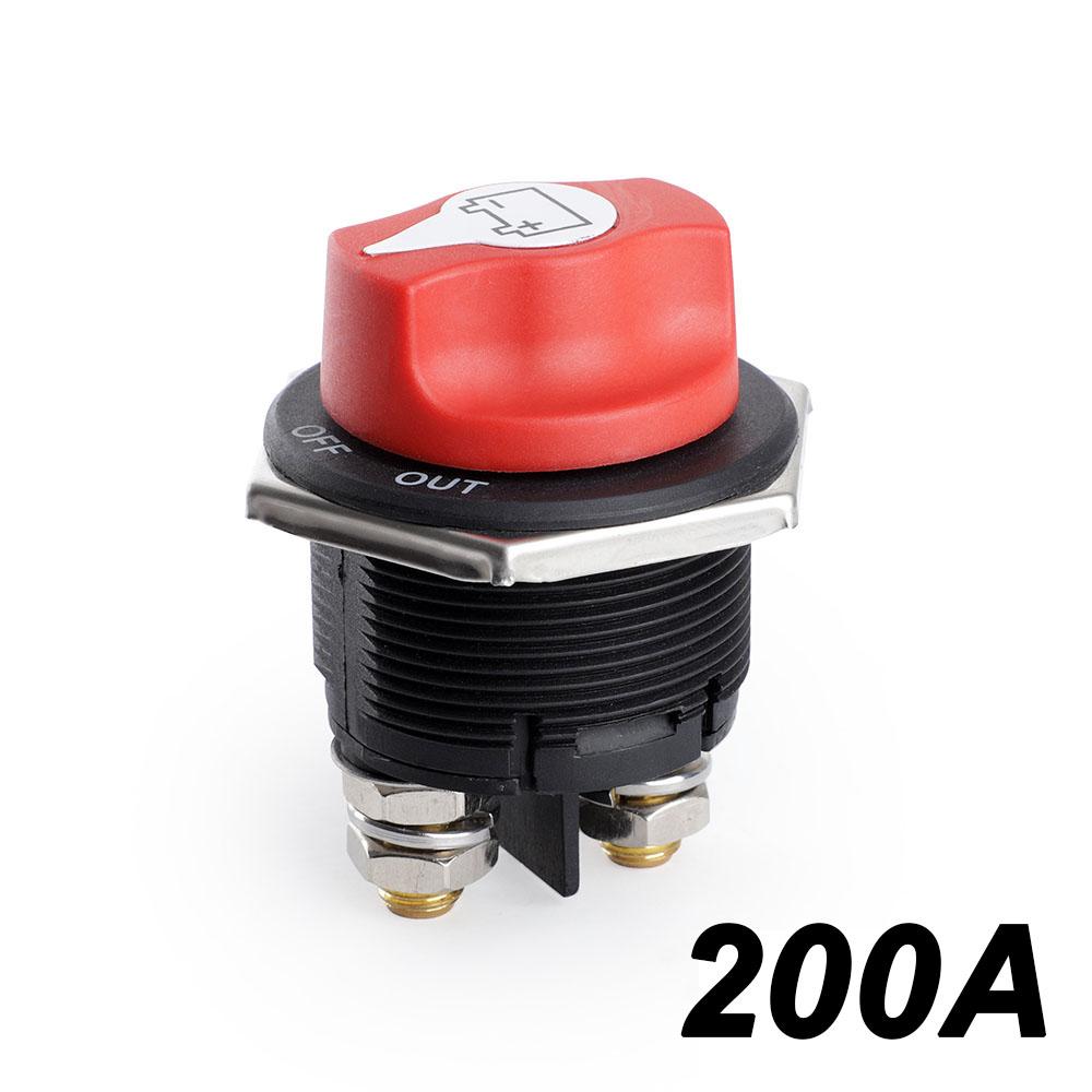 50A 100A 200A 300A DC 12V Автомобильный Раллийный Переключатель-Отсекатель Аккумулятора Изолятор Питания Отключающий Переключатель Комплект Для Грузовика Автомобиля Мотоцикла Лодки