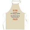 Planetee Tablier De Cuisine Un Yoan Aussi Génial | Cadeau Original Humour Pour Cuisinier Vêtement Blouse De Protection Barbecue