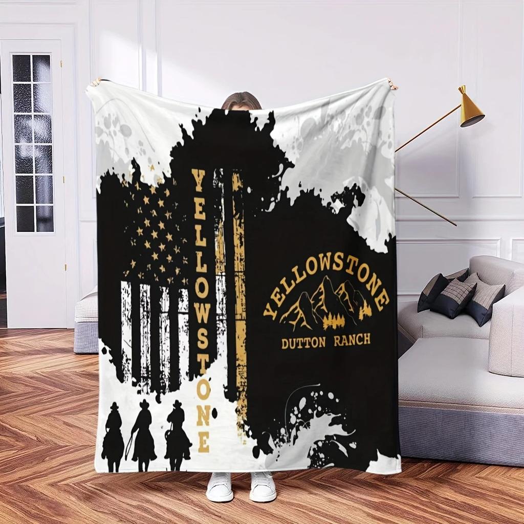 Flannel Blanket, Thickened Blanket, Air-conditioned Nap Blanket