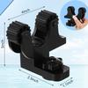 2x Summer Canoe Paddle Holder Track Mount Accessories Kayak Oar Holder Compatible for Fast Holding Paddle Fishing Gears