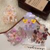 Crystal Flower Hair Clip Acetic Acid Zircon Hairgrip Elegant Small Acetate Hair Claw  Party