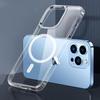 Прозрачный Оригинальный Акриловый Чехол Для iPhone 17 16 15 14 13 12 11 Pro Plus Чехол Для Magsafe Магнитная Беспроводная Зарядка Ударопрочный Чехол