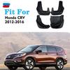 2012-2016 Брызговики 4 шт. для Honda CRV CR-V брызговик на крыло брызговики брызговики Fender автомобильные аксессуары styline
