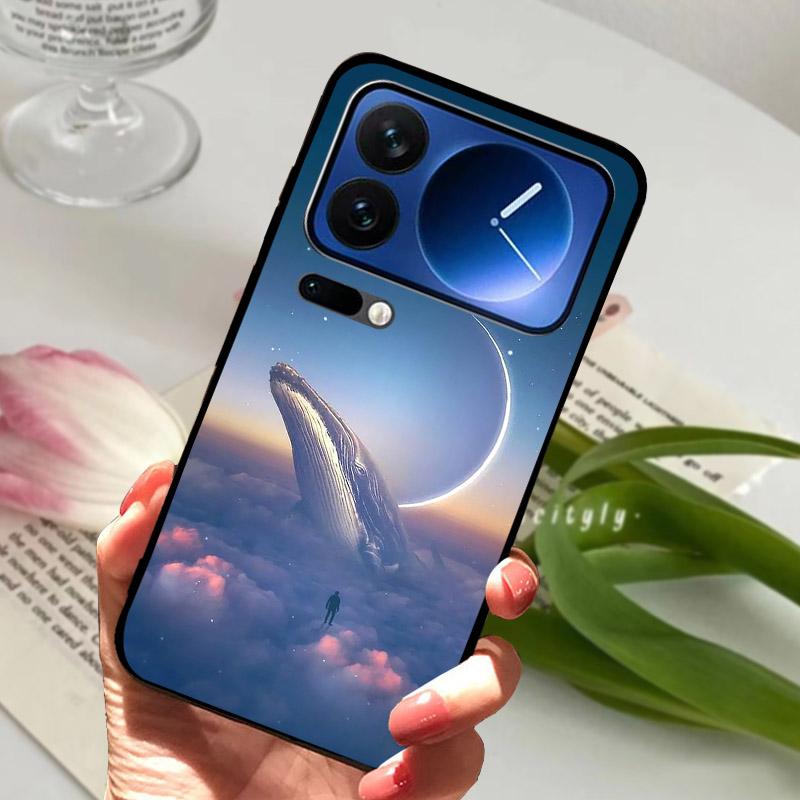 Чехол для Xiaomi Mi 17 Pro Max/17Pro Модный Ударопрочный Защитный Задний Чехол Для Xiaomi 17 ProMax Мягкий ТПУ Силиконовый Чехол для Телефона