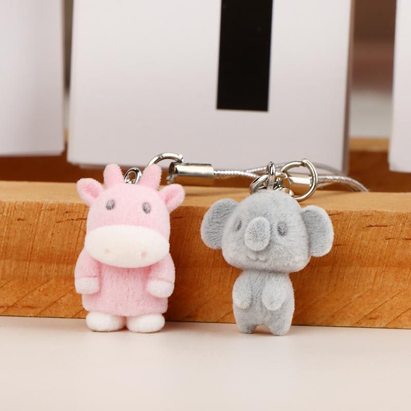 Милый стеганый теленок коала мобильный телефон шнурок мультяшное животное кулон телефон цепочка школьная сумка кулон брелок
