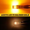 AUXITO 2X 7440 LED T20 W21W WY21W 1156 BA15S 3157 P27/7W Светодиодные лампы Указатель поворота Без гипервспышки Canbus Без ошибок Янтарно-желтый