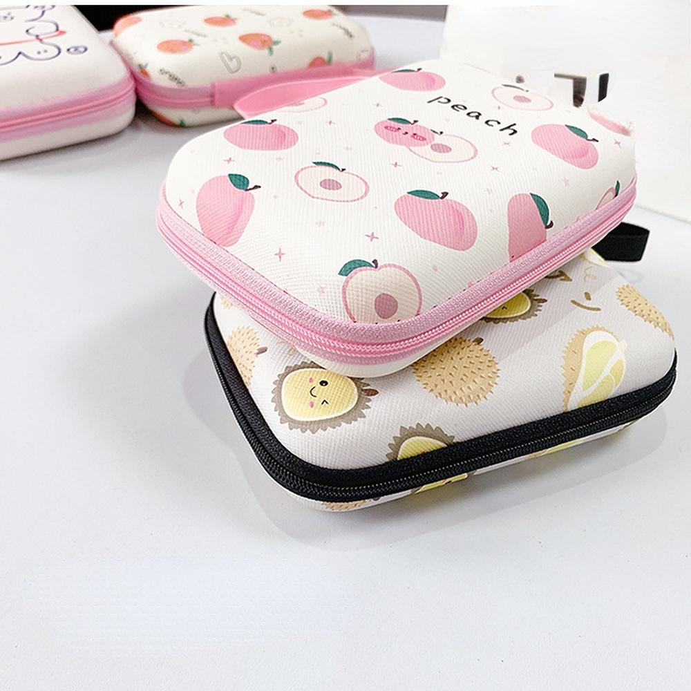 9,5*13,3 см коробка для наушников на молнии кабель для передачи данных зарядная линия кабель чехол для хранения сумка для женщин и девочек помады карты коробка для хранения монет