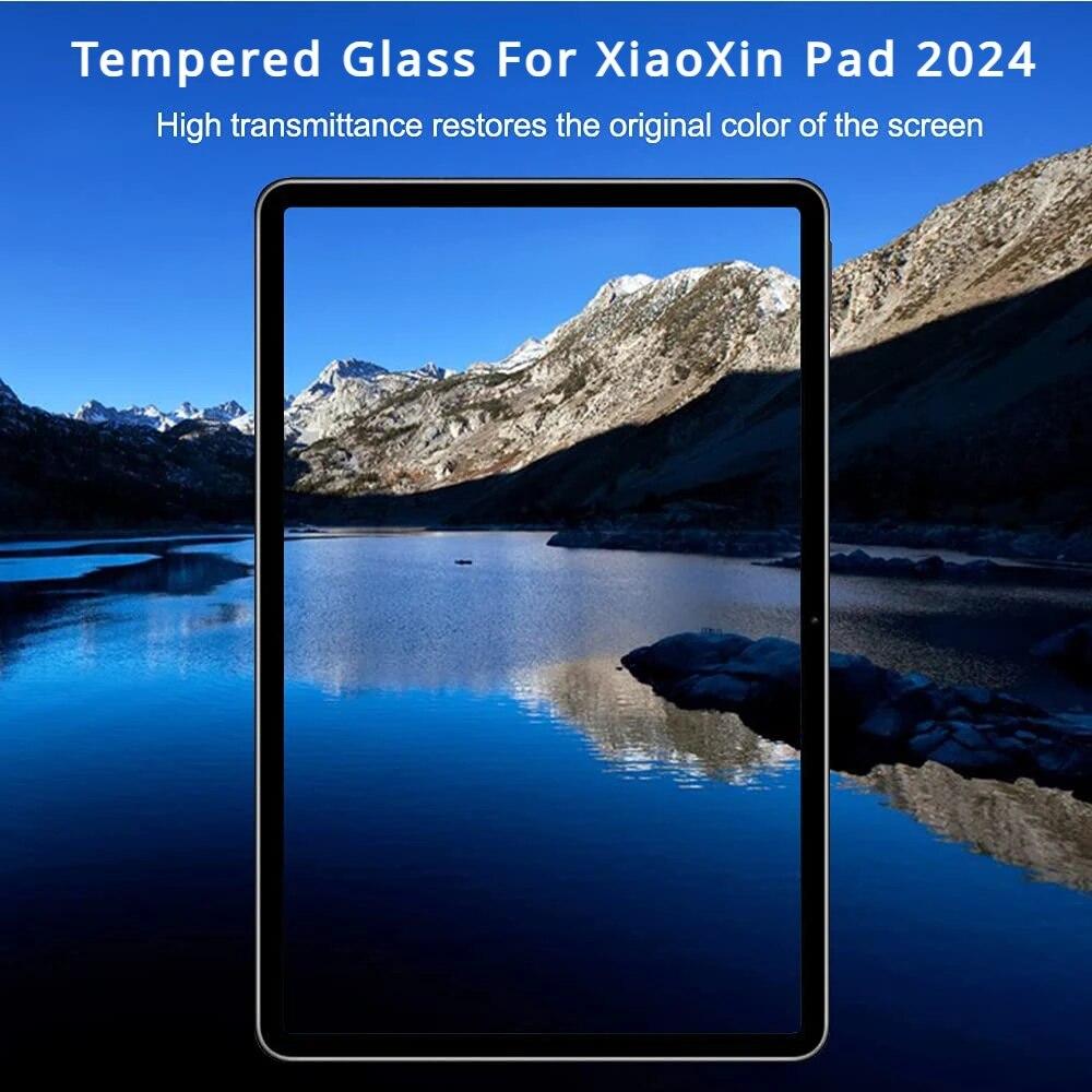 Пленка из закаленного стекла для Lenovo Xiaoxin Pad 2024, 11 дюймов, твердость 9H, HD, защита от отпечатков пальцев, Премиальная защитная пленка для экрана, защитная пленка