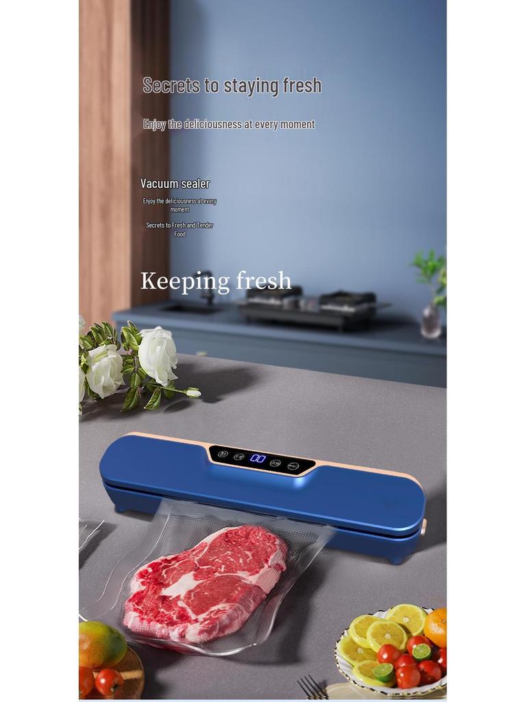 Портативный мини вакуумный упаковщик для сохранения продуктов