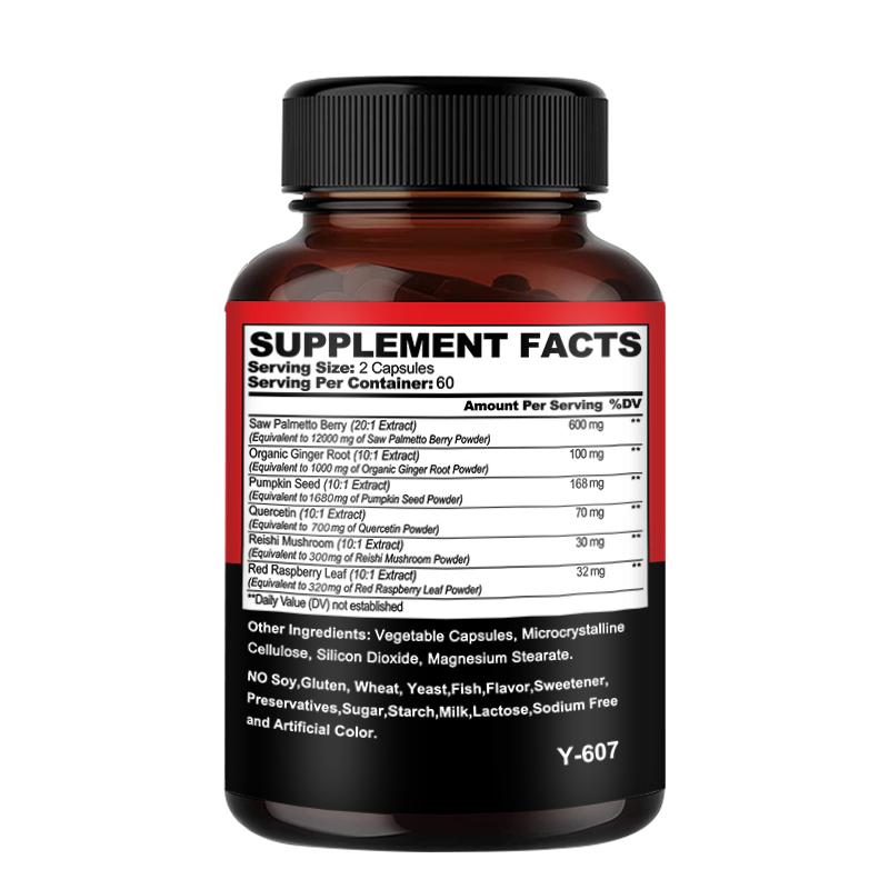 Pumpkin seeds, sawn palm fruit 6-in-1 Herbal Complex 16000mg 120 Capsules
