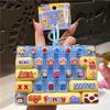 Cute Portable Decompression Toy 26 Key Sensory Push Button Toy Fashion Bag Pendant for Daily Time Killing