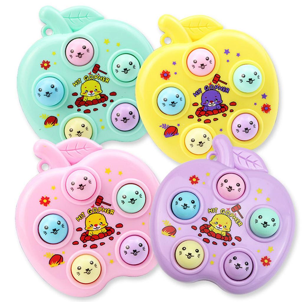 Декомпрессионная игрушка-молоток, игрушка для стукания, ручная игра «Ударь крота», декомпрессионный брелок для взрослых, игрушка для координации рук и глаз