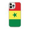 Coque iPhone - Drapeau Sénégal - iPhone 13 Pro Max - Souple - Multicolore - Verticale