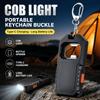 USB Rechargeable Working Light LED COB Emergency Lantern Keychain Flashlight  Outdoor