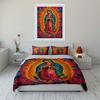 Virgin Mary Colorful Bedding Set Decor Bedding set (1 duvet cover, 2 pillowcases, duvet not included)