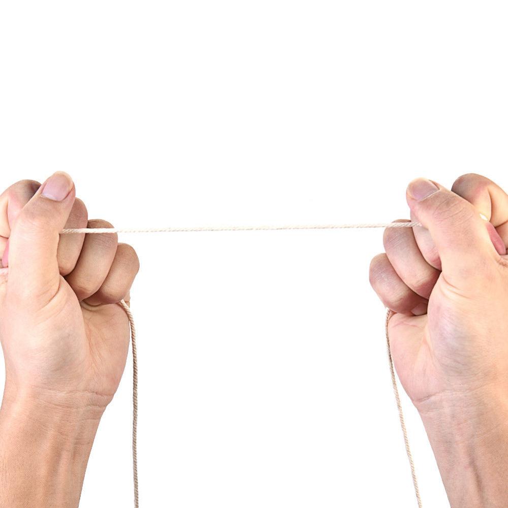 100m Handmade Gift Packing Home Decor Sewing Cords 100% Natural Beige Cotton Twine String DIY Rope