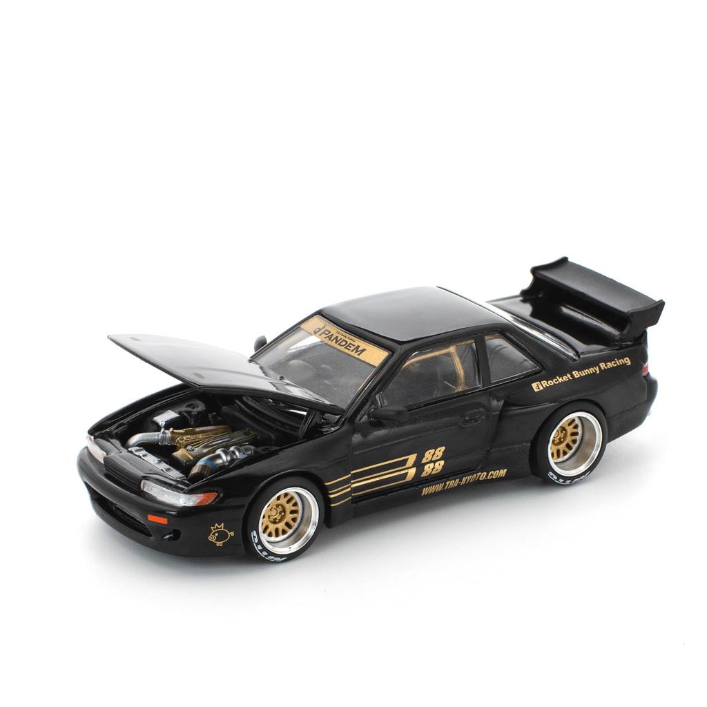 Genesis Company POP RACE 1/64 Pandem Silvia S13 - Черный (Готовая модель) PR640289