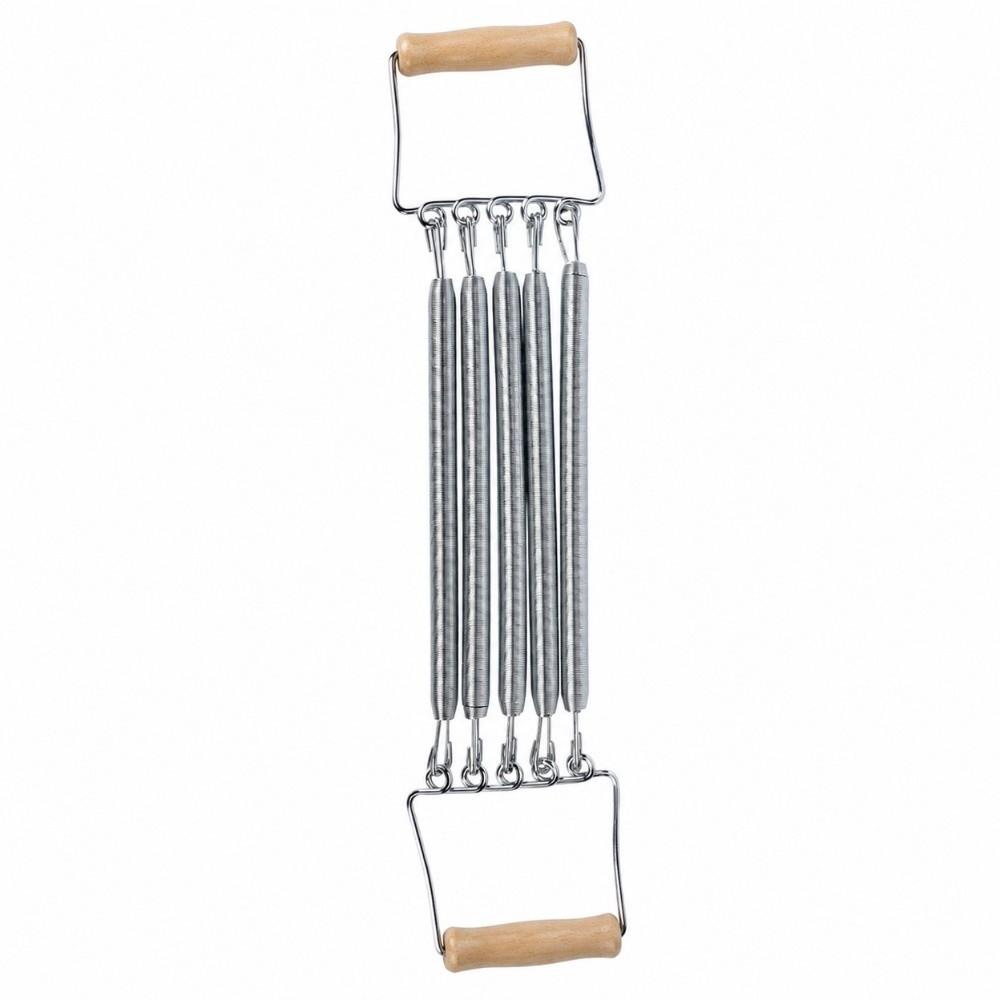Spring Steel Construction Chest Expander Removable Springs Strength Trainer  Upper Body Training