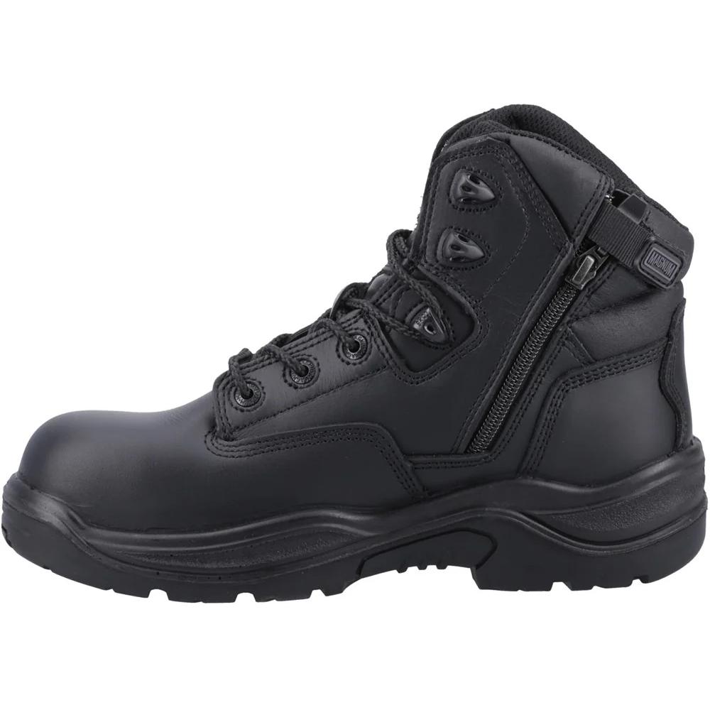 Magnum Unisex Adult Responder Grain Leather Side Zip Safety Boots
