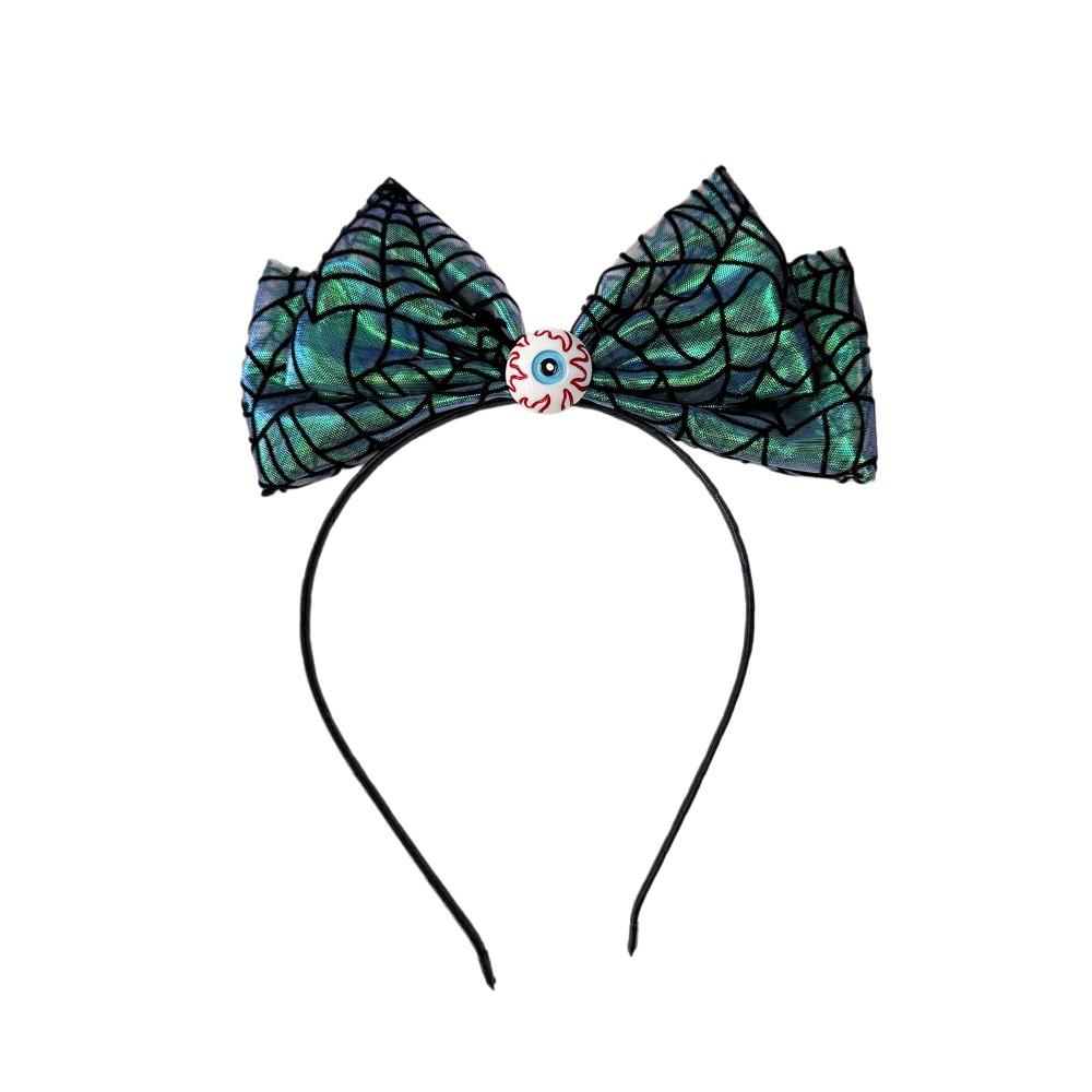 Bowknot Shape Halloween Pumpkin Headband Ghost Festival Headpiece Carnival Events
