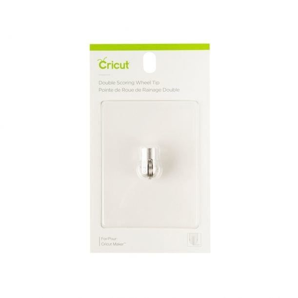 Accessoire de Scrapbooking - CRICUT - Roue de Rainage Double - Métal - Gris - Taille Unique