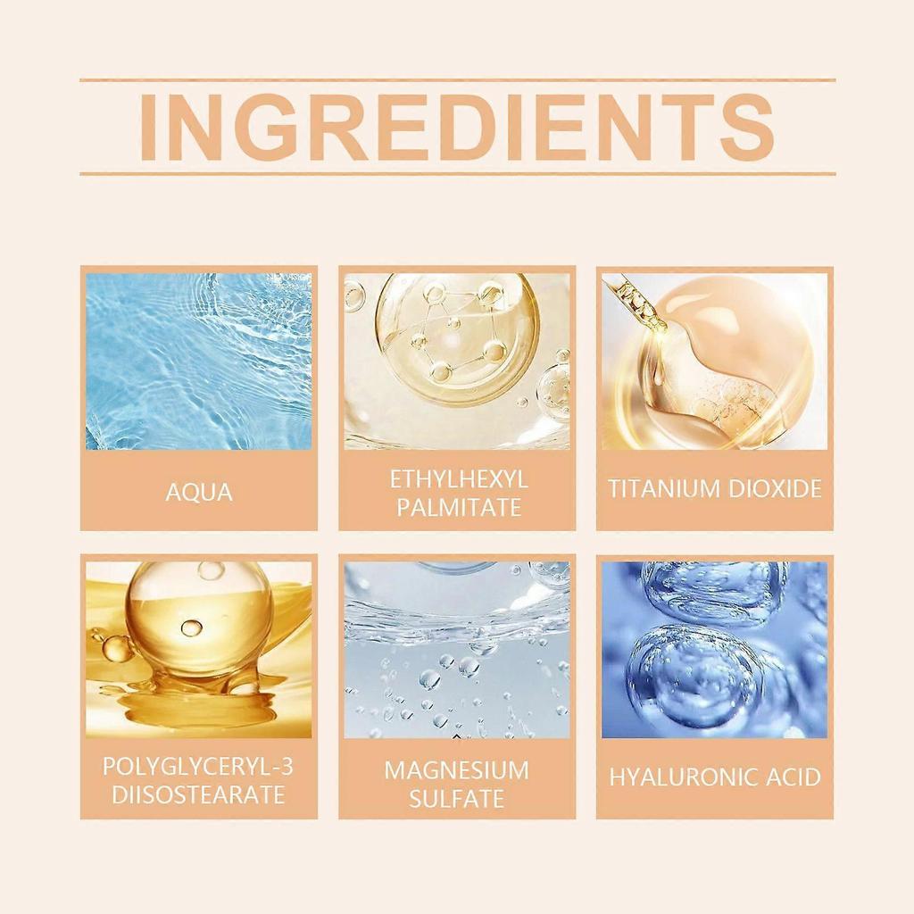 Moisturizing Protective Concealer, Moisturizes The Skin For A Variety Of Skin Types, Brightening Concealer, Isolating Light And Natural less