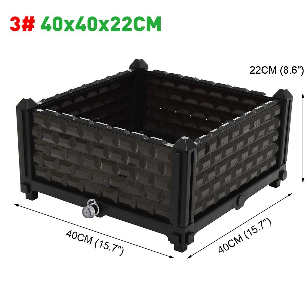 Приподнятый ящик для рассады Прямоугольный цветочный горшок Приподнятая грядка Садовые горшки и кашпо Овощи Цветы Растения растут на высоте