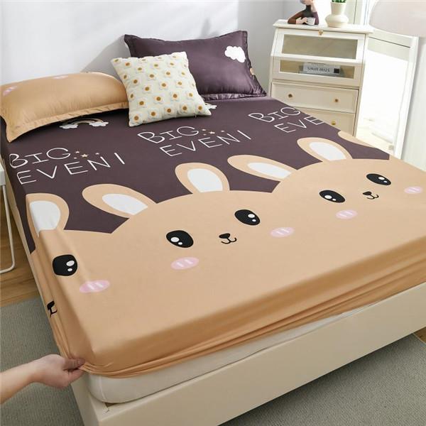 2023 Супер водонепроницаемая простыня, наматрасник, защита для кровати, постельное белье с четырьмя углами и резинкой, двойное покрывало для пары