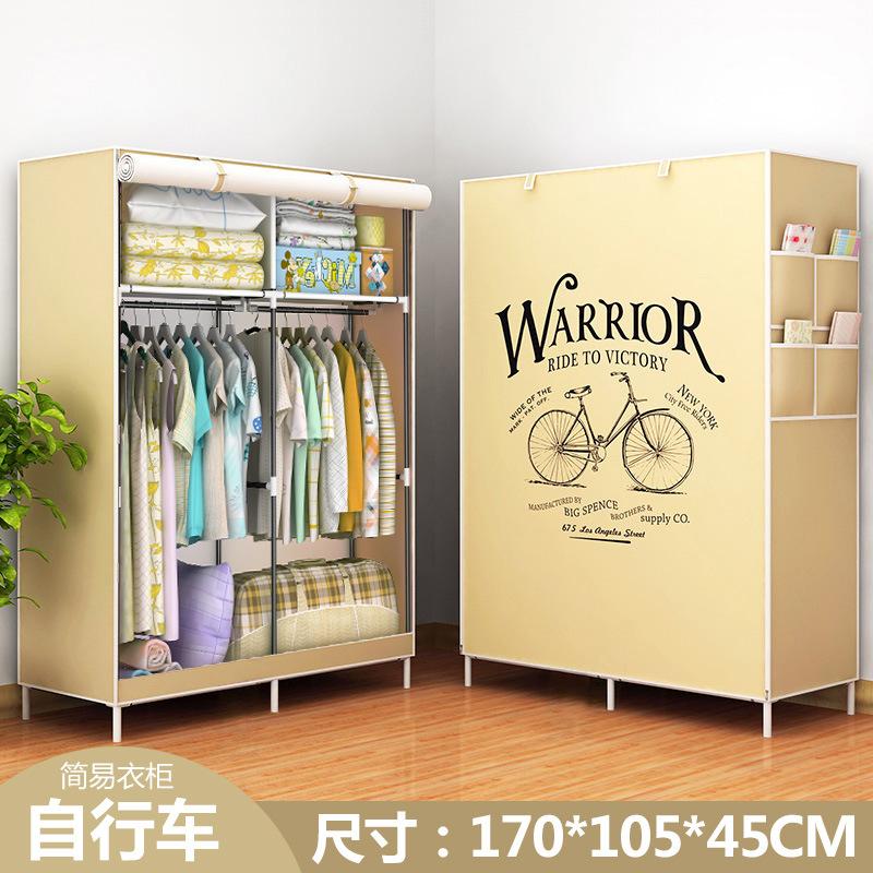 Шкаф Простые тканевые шкафы Компактный шкаф для хранения пыли Подвесной складной G Портативный шкаф для спальни