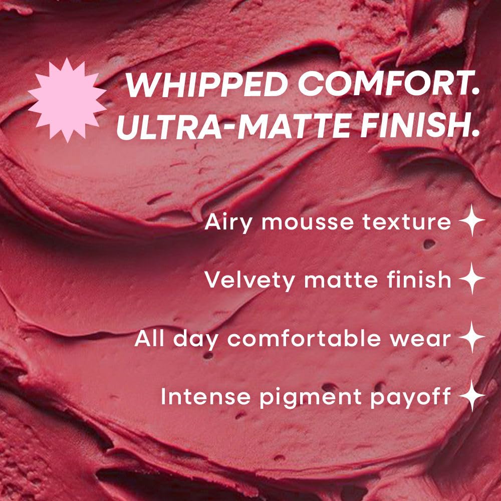 Nykaa Superlight Lip Cloud Воздушный Мусс Матовая Жидкая Помада для Губ и Щечек - Rose All Day (5мл)