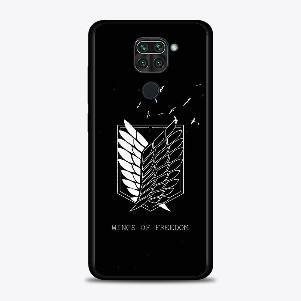 Attack On Titan Girl1 Anime Phone Shell For Xiaomi Redmi Note 10 9 9S 9T 8 8T 7 Pro Max Cover for Redmi K40 9 9T 9A 9C Soft Case