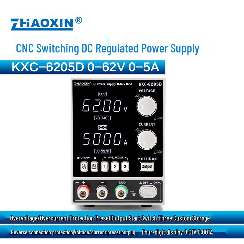 ZHAOXIN Adjustable DC Power Supply with Reverse Connection Alarm & Battery Charger Protector
