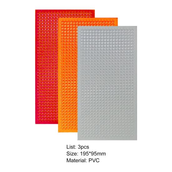 3Pcs Tail Light Repair Patch Soft Touch PVC Self-adhesive Convenient Tail-lamp Repair