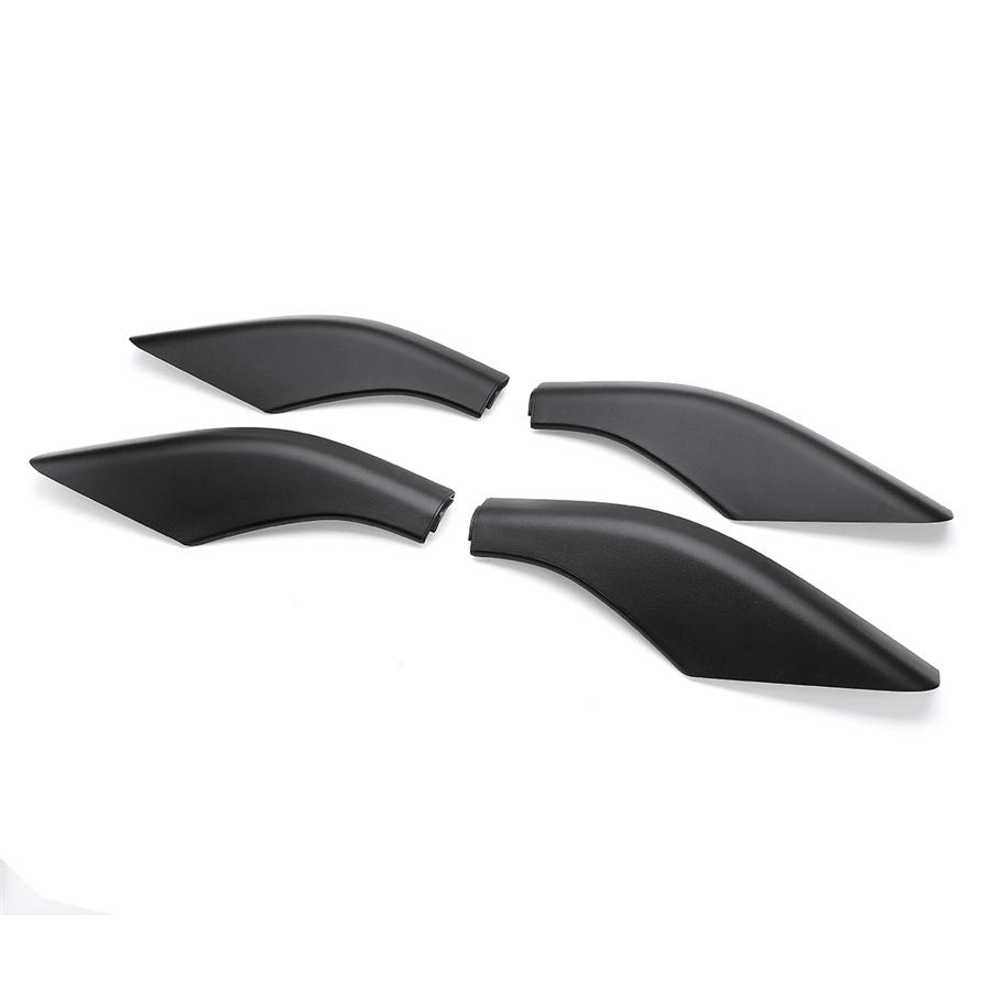 For Land Rover Freelander 2 2006-13 4PCS Black ABS Car Roof Rack Rail End Shell