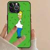The S-Simpsons For iPhone 16 15 14 11 12 13 Mini Pro Max X XR XS Phone Case shockproof frosted