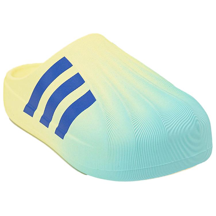Adidas Оригинальные Adifom Superstar Удобные Износостойкие Шлепанцы с Открытым Носком Унисекс Обувь Желтый Синий JP5685