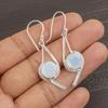 Milky Opal 925 Solid Sterling Silver Earrings, Handmade Gemstone Earrings Jewelry, Gifts For Wife Brand New Earrings