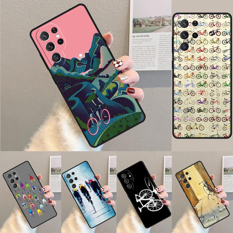 BIKE CYCLING art мягкий чехол для телефона для Samsung Galaxy note 10 pro S26 Ultra S23 S24 FE S25 S21 S22 PLUS ударопрочный чехол
